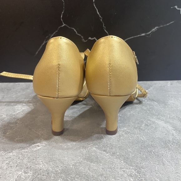 Blue Bell Heels Gold Size 6.5m - Picture 4 of 9